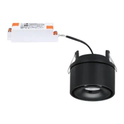 Paulmann Spircle lámpara empotrada LED negro mate