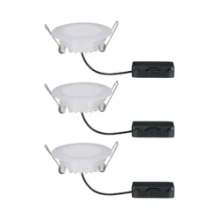 Paulmann Suon empotrada LED, atenuable, 3 ud