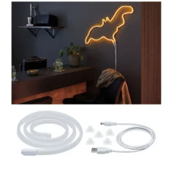 Paulmann tira LED Neon Colorflex USB 1 m naranja
