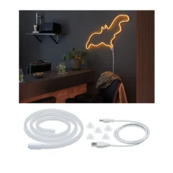 Paulmann tira LED Neon Colorflex USB 1 m naranja