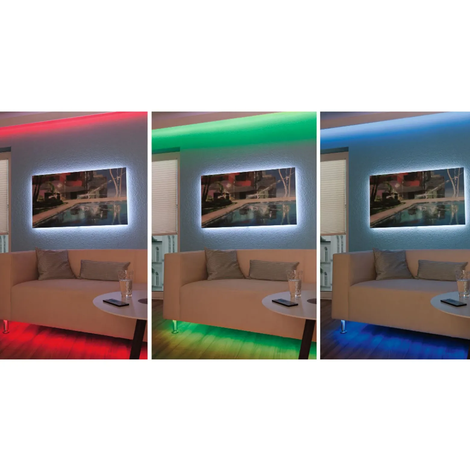 Paulmann tira LED TIP, 10 m, blanco, plástico, RGB