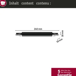 Paulmann URail Adaptador de riel Zigbee Atenuable/Interruptor negro
