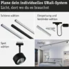 Paulmann URail Aldan foco LED, negro mate, metal, CCT