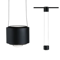 Paulmann URail Aldan LED colgante 4.000K negro