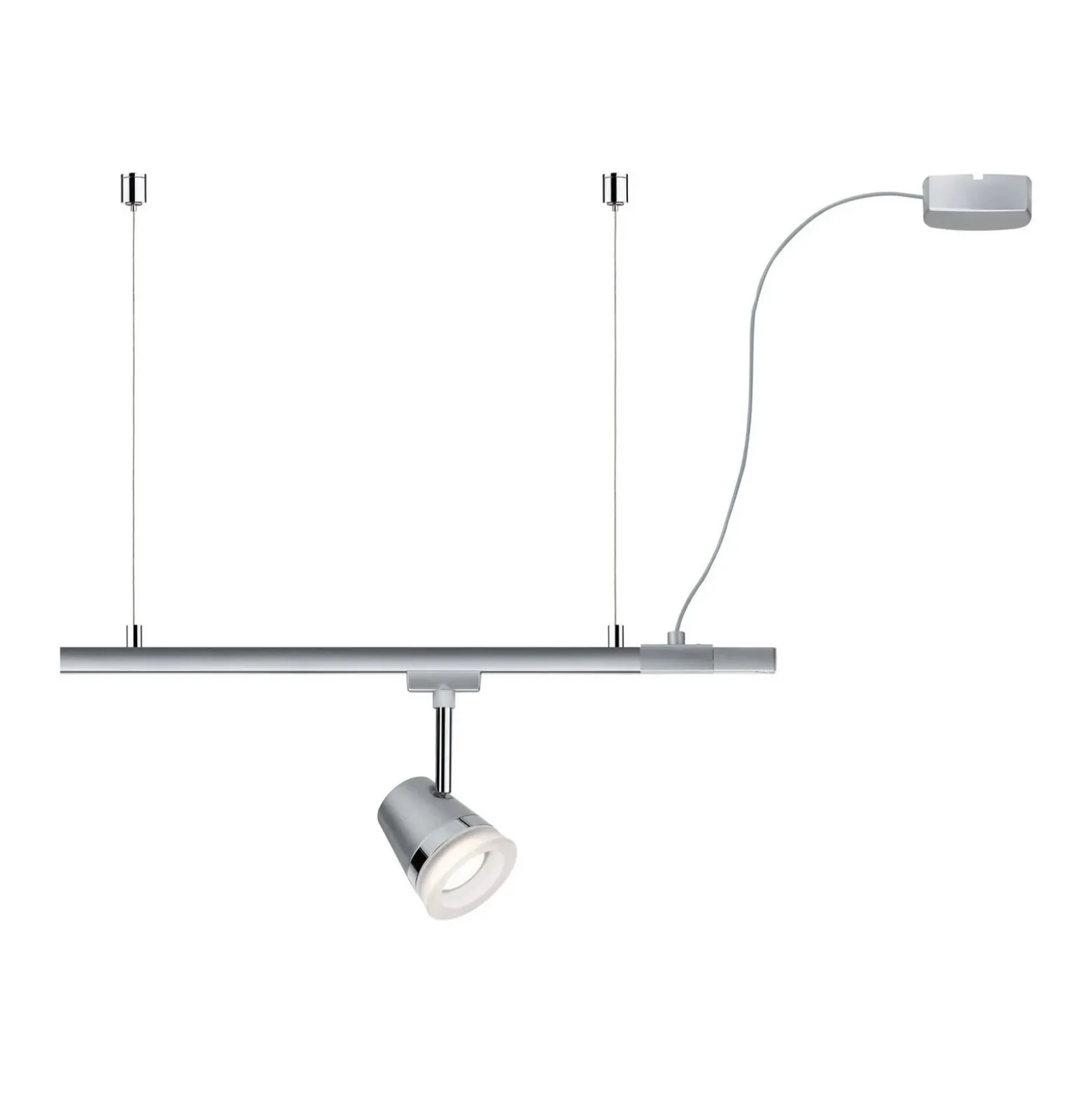 Paulmann URail alimentador de cable, cromo mate, 2 m