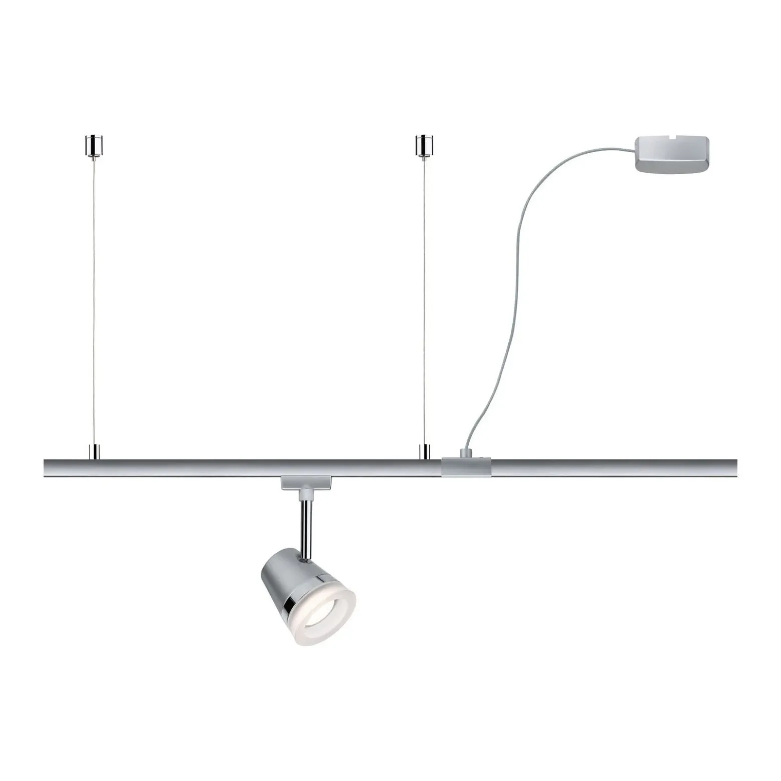 Paulmann URail alimentador de cable, cromo mate, 2 m