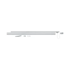 Paulmann URail Basisset, cromado, riel de 3 x 1 m, metal