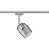 Paulmann URail Blossom foco, cromo/gris humo