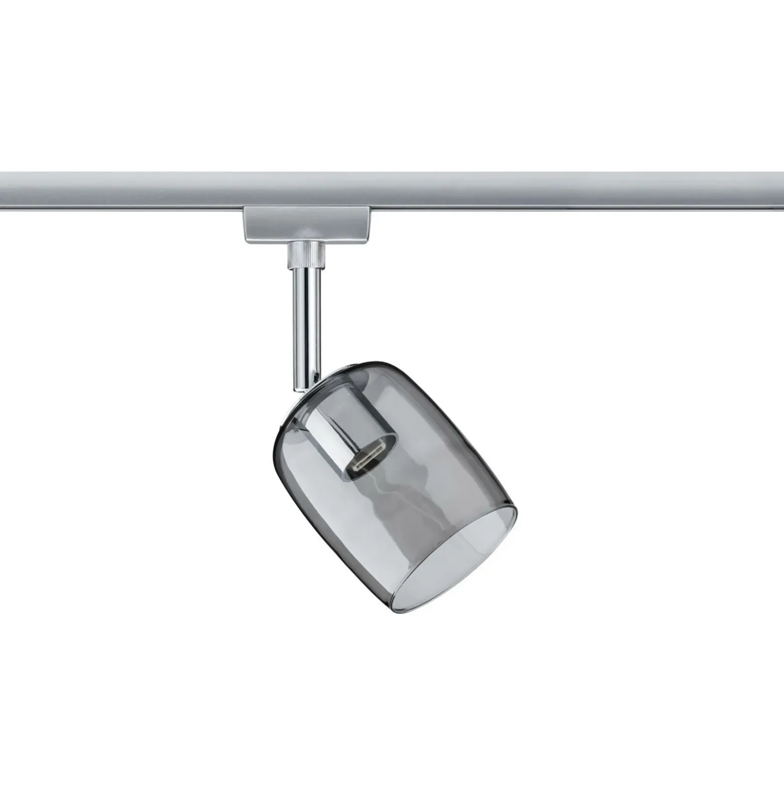 Paulmann URail Blossom foco, cromo/gris humo