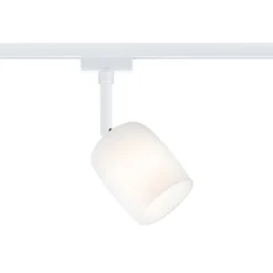 Paulmann URail Blossom Spot, blanco señal, metal, vidrio, G9