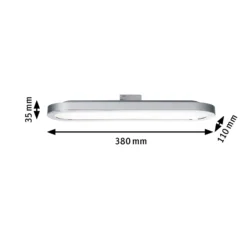 Paulmann URail Board panel LED en cromo mate