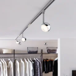 Paulmann URail Capsule II foco LED, cromo mate