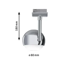 Paulmann URail Capsule II foco LED, cromo mate