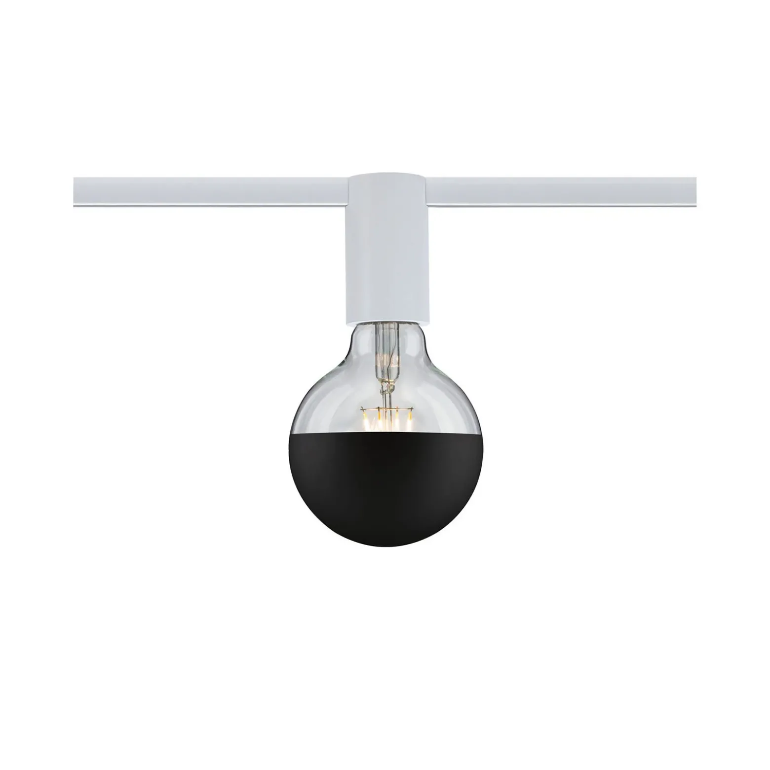 Paulmann URail Ceiling Socket E27, blanco