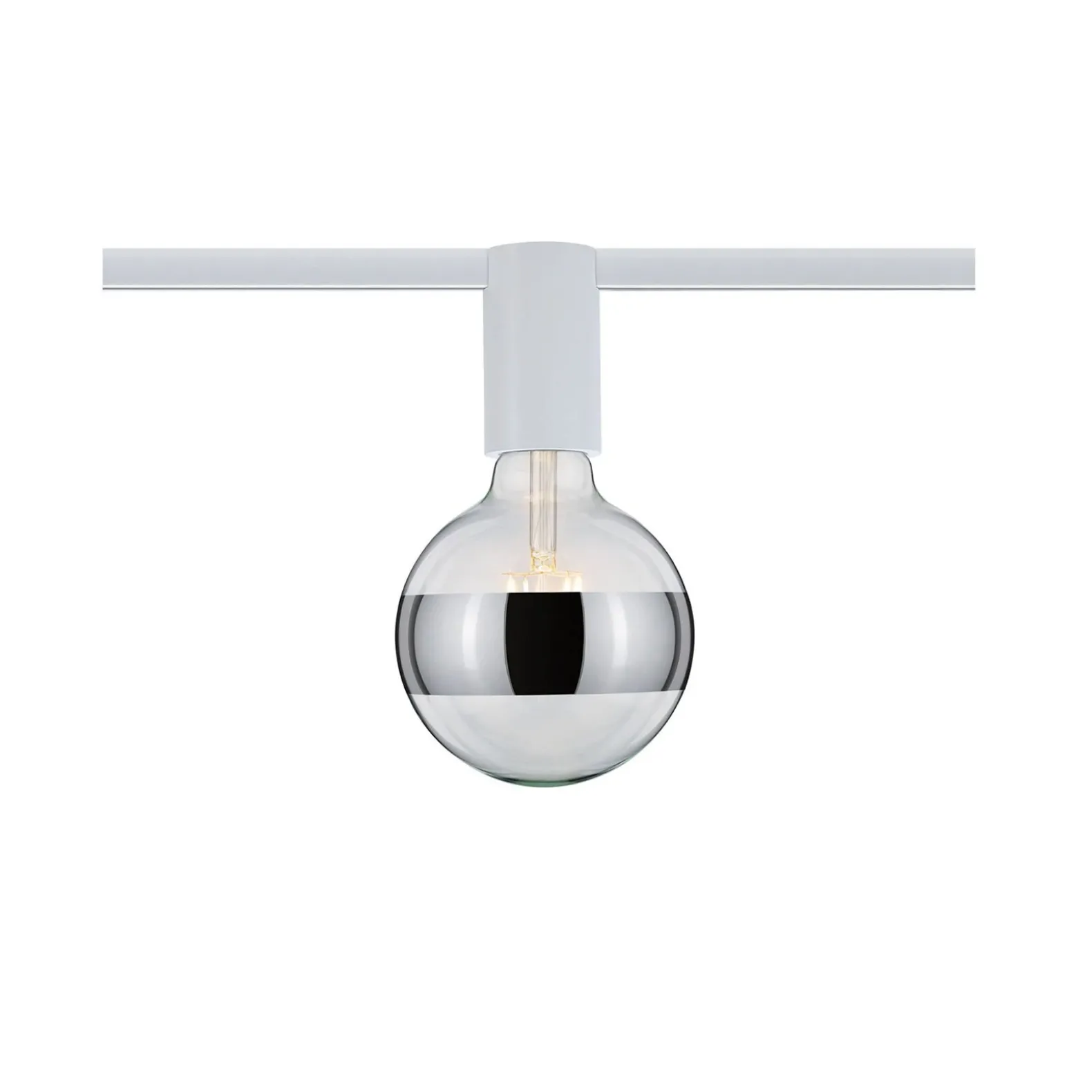 Paulmann URail Ceiling Socket E27, blanco