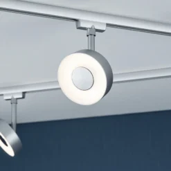 Paulmann URail Circle foco LED white switch cromo