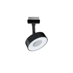 Paulmann URail Circle foco white switch negro