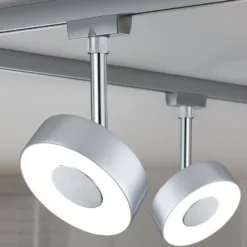 Paulmann URail Circle LED redondo 4.000K cromo