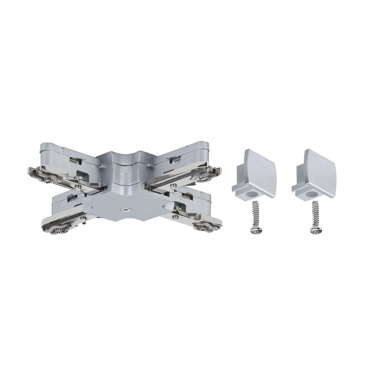 Paulmann URail conector en X, cromo mate