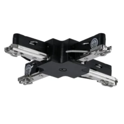 Paulmann URail conector en X rígido negro mate