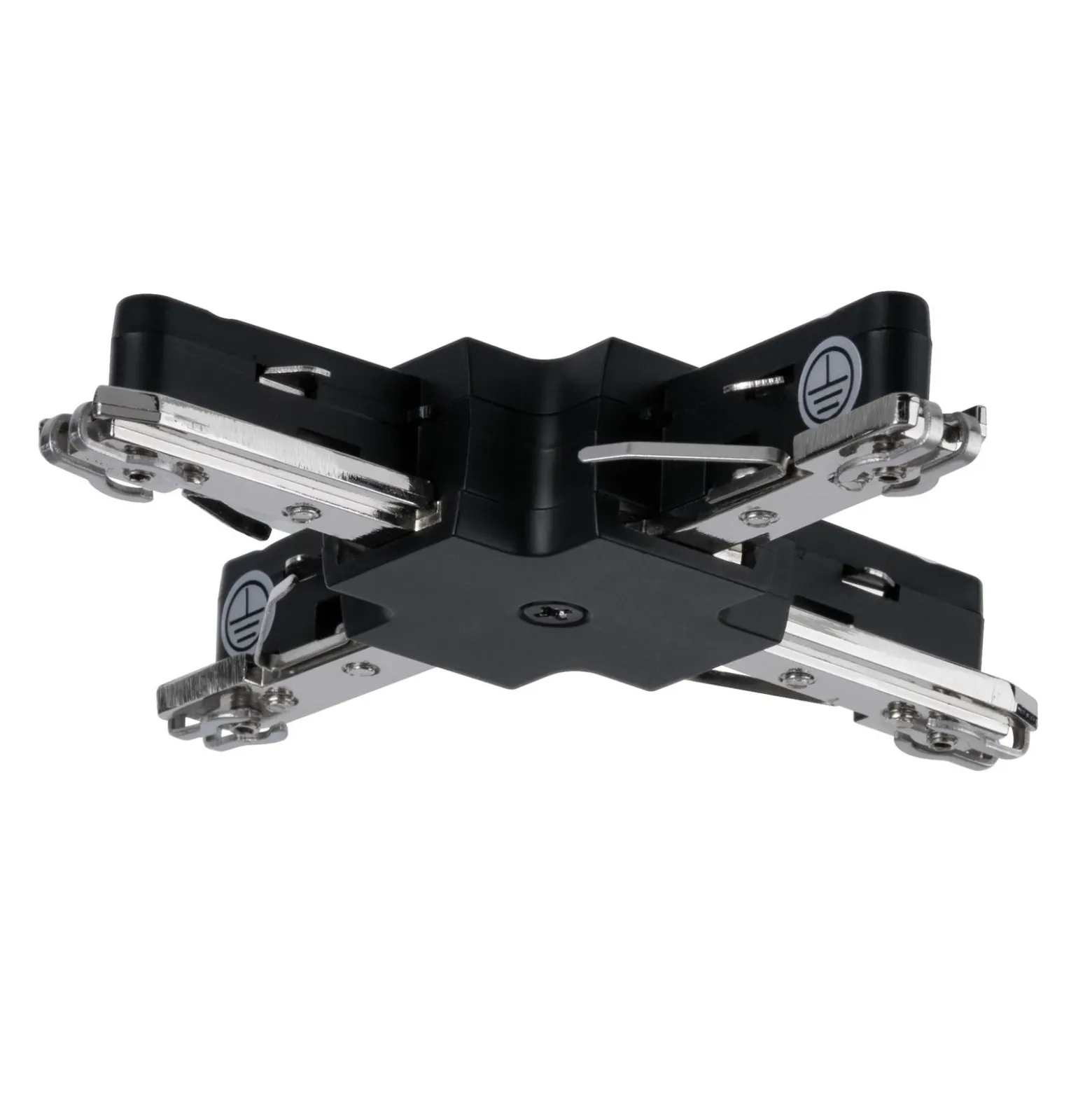 Paulmann URail conector en X rígido negro mate