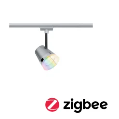 Paulmann URail Cone foco RGBW cromo mate ZigBee
