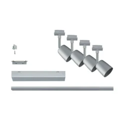 Paulmann URail Cover Set, 3 focos, pista, cromado