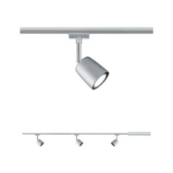 Paulmann URail Cover Set, 3 focos, pista, cromado