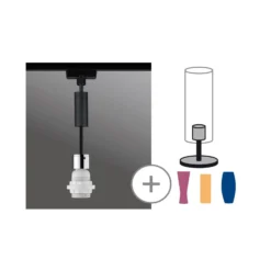Paulmann URail 2Easy Basic péndulo negro mate