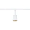 Paulmann URail Foco de riel COVER, blanco/dorado, Ø 7 cm, GU10