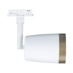 Paulmann URail Foco de riel COVER, blanco/dorado, Ø 7 cm, GU10