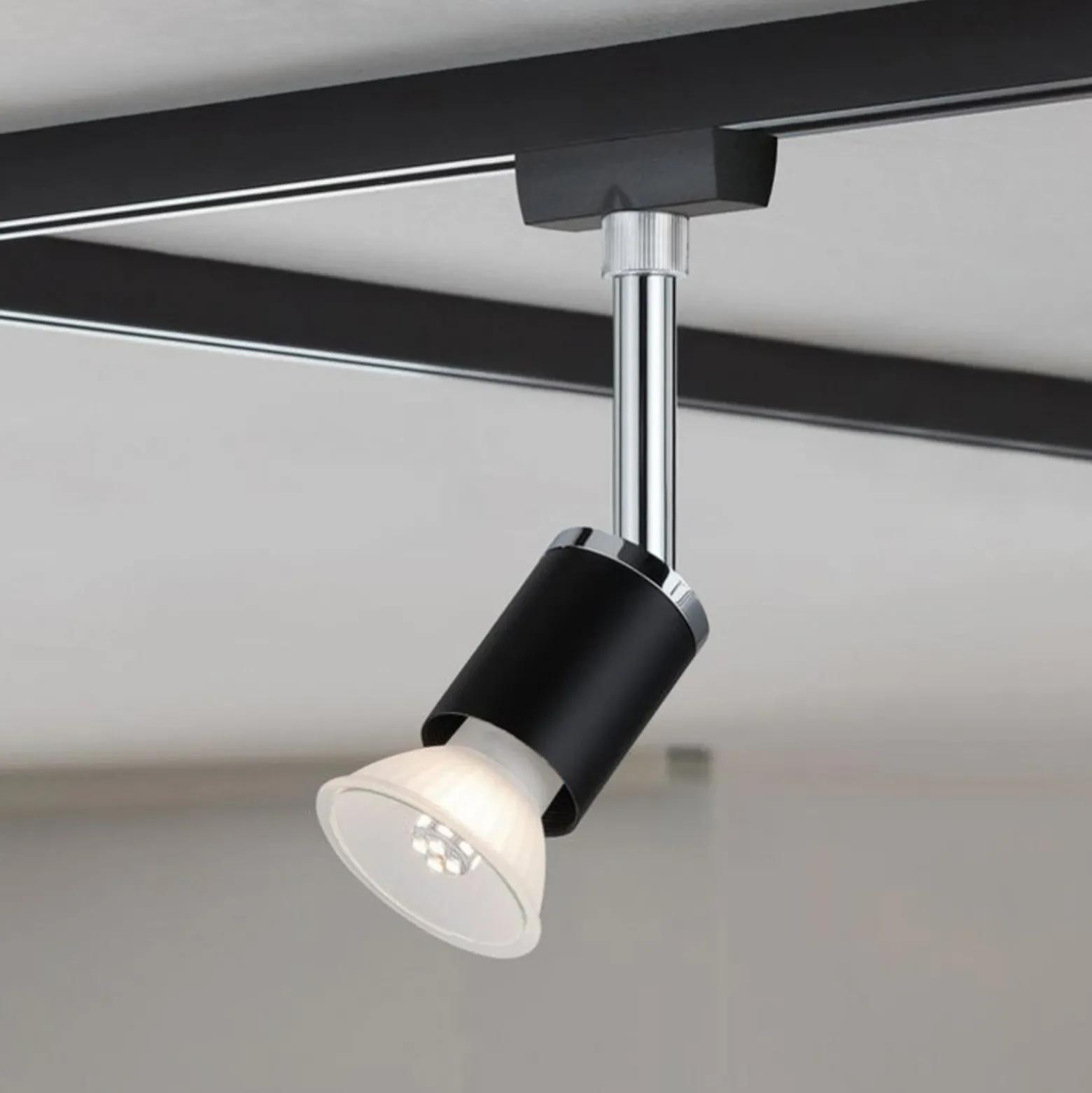 Paulmann URail foco Pure II atenuable, negro mate