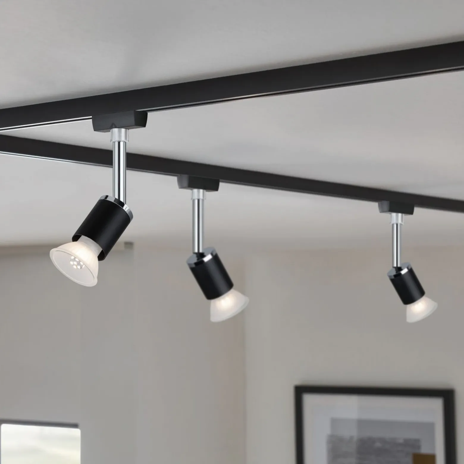 Paulmann URail foco Pure II atenuable, negro mate