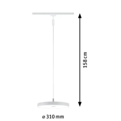 Paulmann URail Hildor colgante LED blanco 4.000K