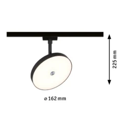 Paulmann URail Hildor foco LED negro 3.000K