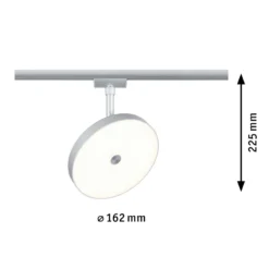 Paulmann URail Hildor foco LED cromo 3.000K