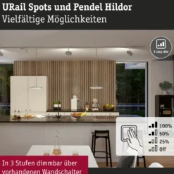 Paulmann URail Hildor foco LED cromo 4.000K