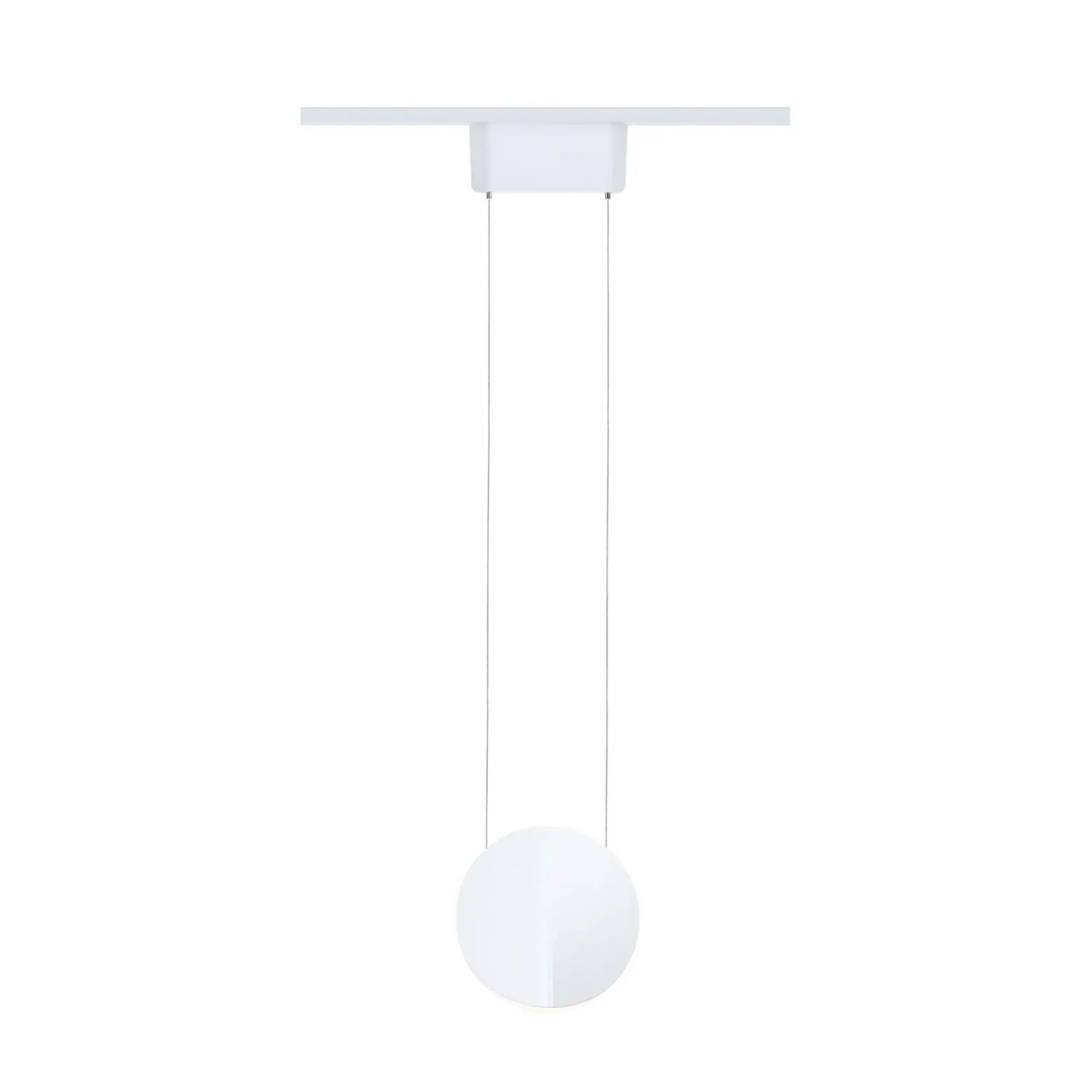 Paulmann URail LED colgante Alejandro, blanco señal, 3000K, atenuable.