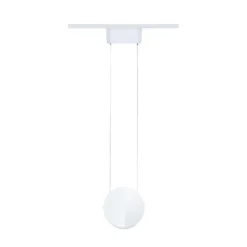 Paulmann URail LED colgante Alejandro, blanco señal, 3000K, atenuable.