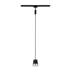 Paulmann URail lámpara colgante Cone, negro mate, GU10