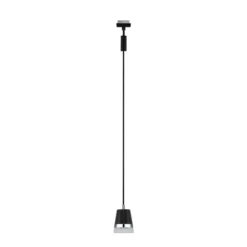 Paulmann URail lámpara colgante Cone, negro mate, GU10