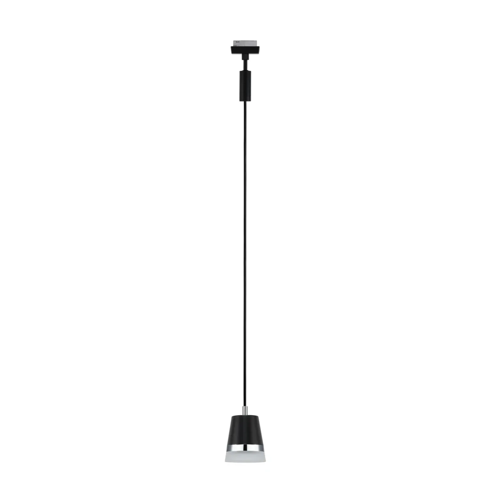 Paulmann URail lámpara colgante Cone, negro mate, GU10