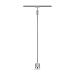 Paulmann URail lámpara colgante Cone, cromo mate, GU10
