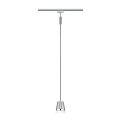 Paulmann URail lámpara colgante Cone, cromo mate, GU10