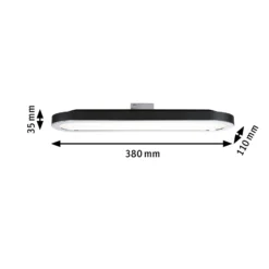 Paulmann URail panel LED 7W 2.700K negro mate