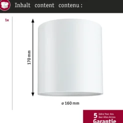 Paulmann URail pantalla Tallis 2Easy, blanco mate