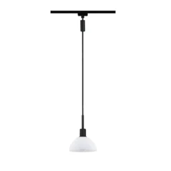 Paulmann URail péndulo Sarrasani negro/opalino