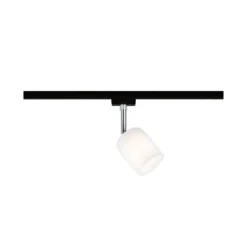 Paulmann URail Spot Blossom negro, cristal satinado