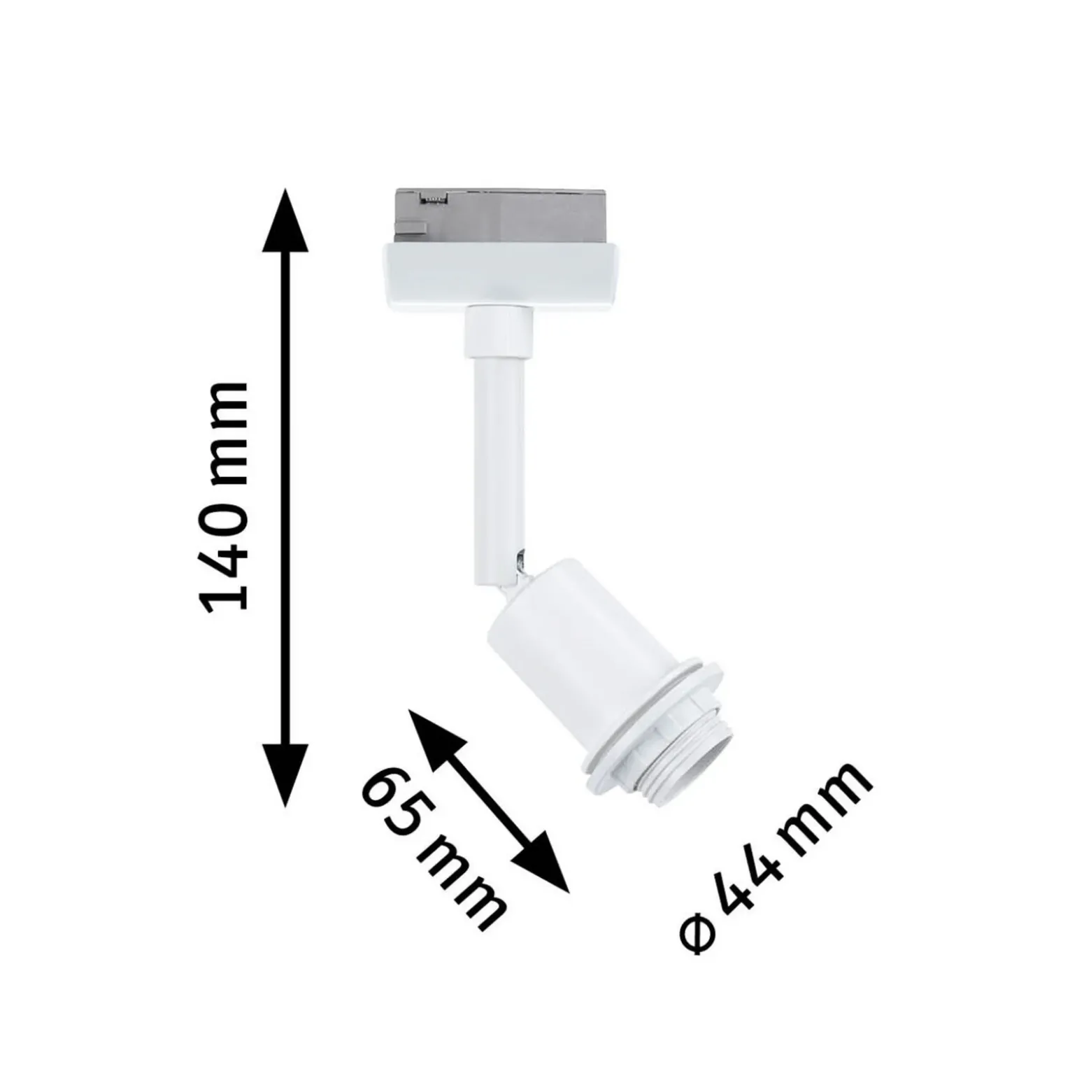Paulmann URail Spot DecoSystems Basic, blanco señal, metal