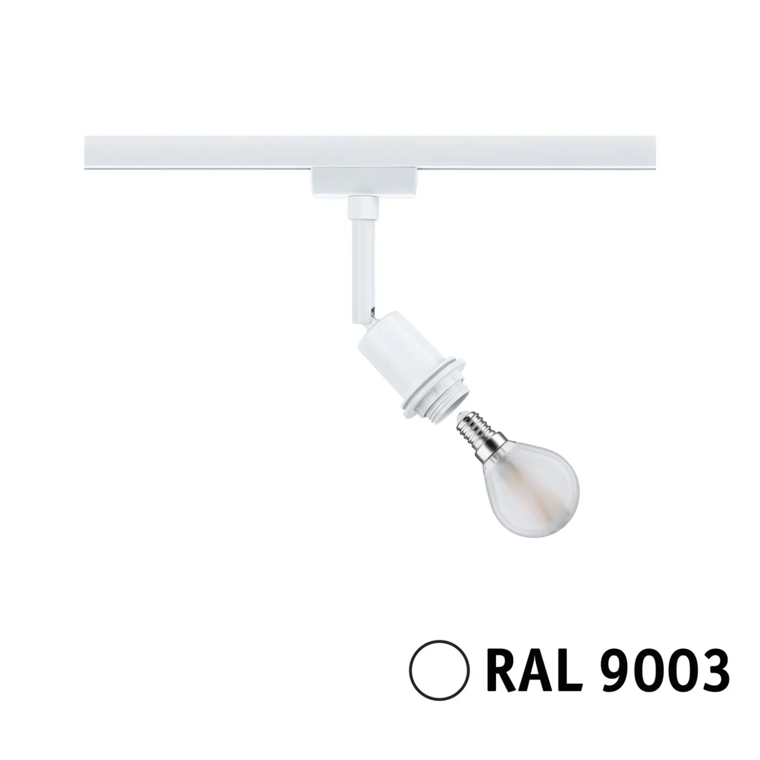 Paulmann URail Spot DecoSystems Basic, blanco señal, metal